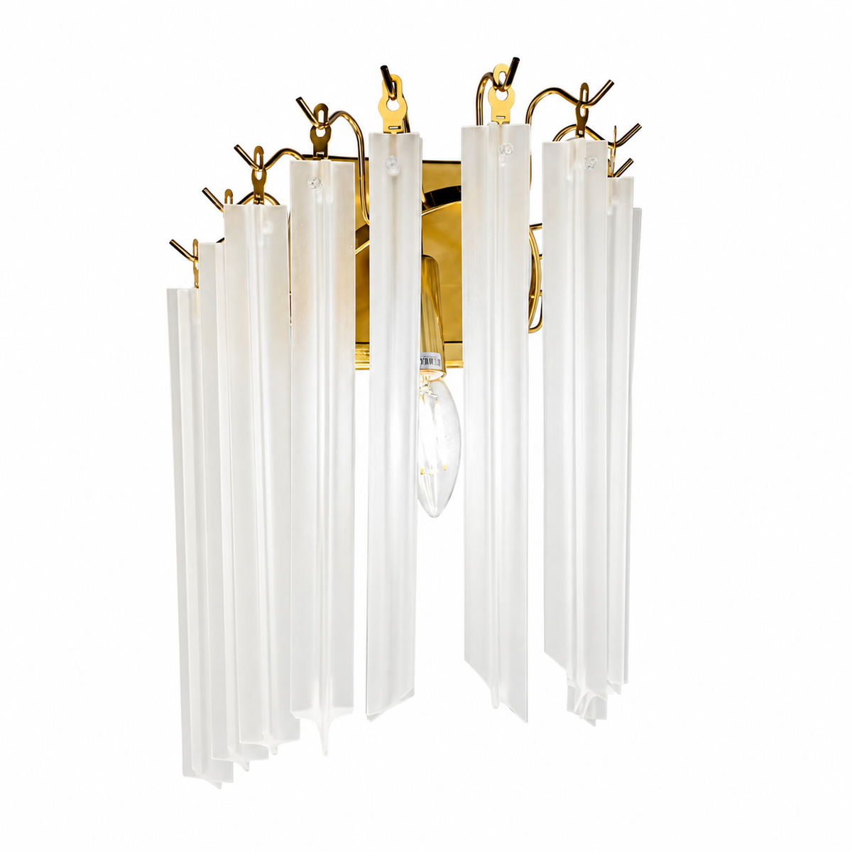 Настінний світильник золотий H-38 cm E14 Gold Elegant 260618-100008226