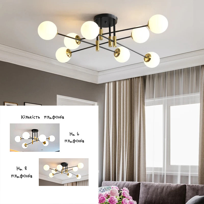 Люстра Lamia Enazora Е27 6/8 ламп DS-Design 231258-100002931