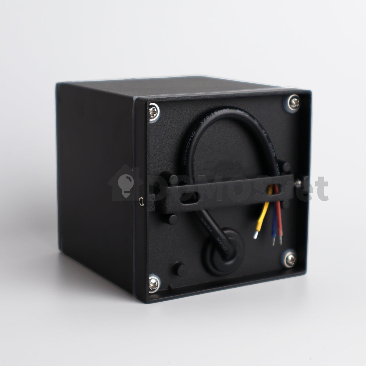 Стельовий квадратний точковий вуличний світильник чорний H-11 cm Led 10W IP54 3000K Black Mira 230619-100002107