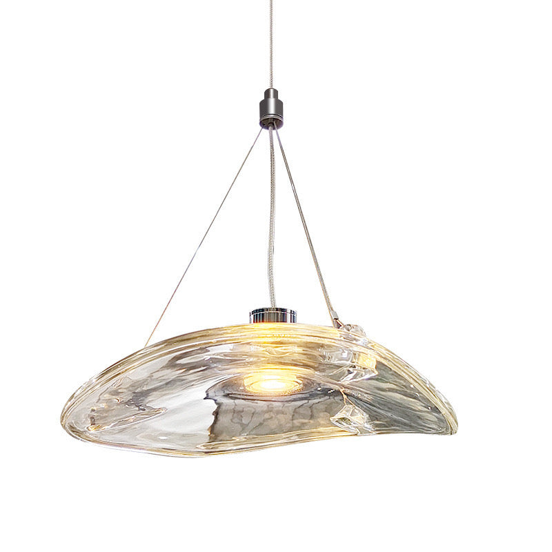 Підвісний світильник Clear plate L-25 см 1,5W 3000K / 4000K Chrome + Transparent 240118-100002989