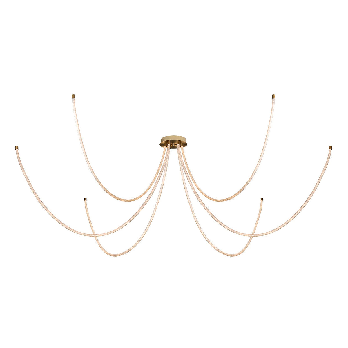 Люстра Rope spider white D3500 Led 120W / 160W 4000K Gold 241036-100003890