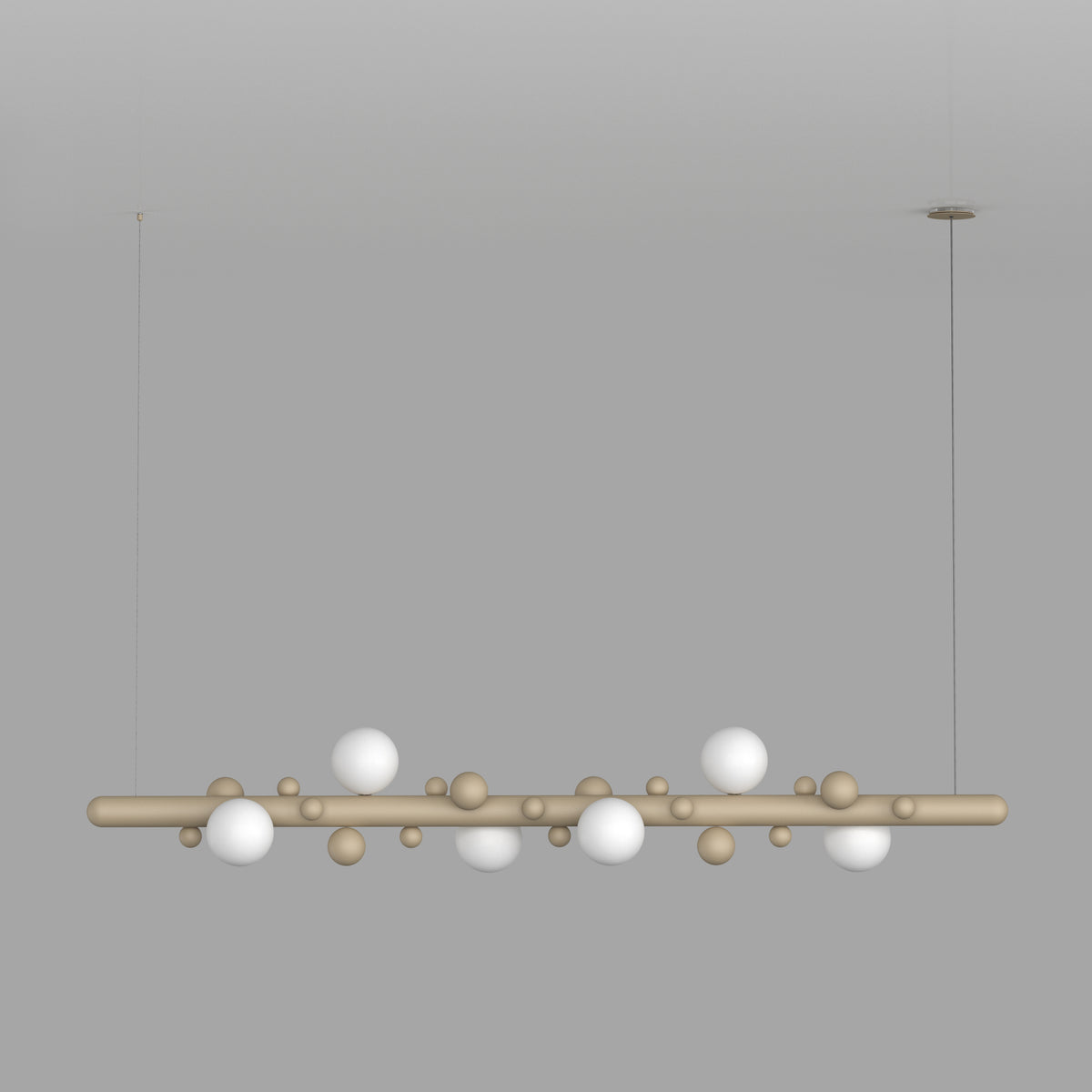 Підвісна люстра з шарами L-90cm / L-150 cm Led G9 Lunar 1500 Black 250772-100005422