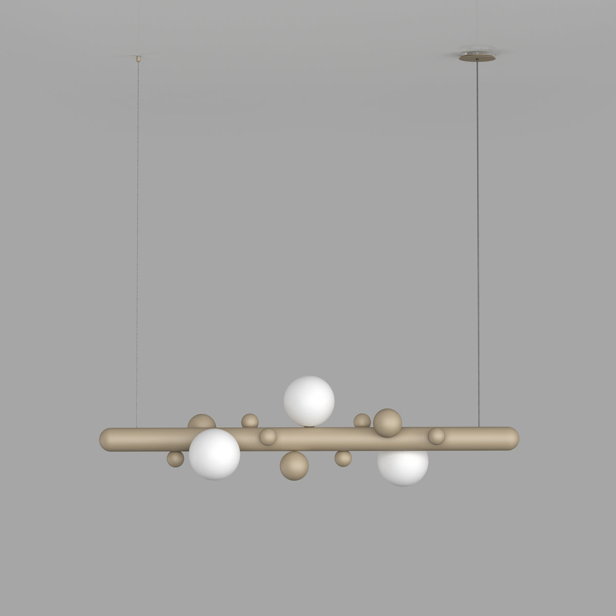 Підвісна люстра з шарами L-90cm / L-150 cm Led G9 Lunar 1500 Black 250772-100005422