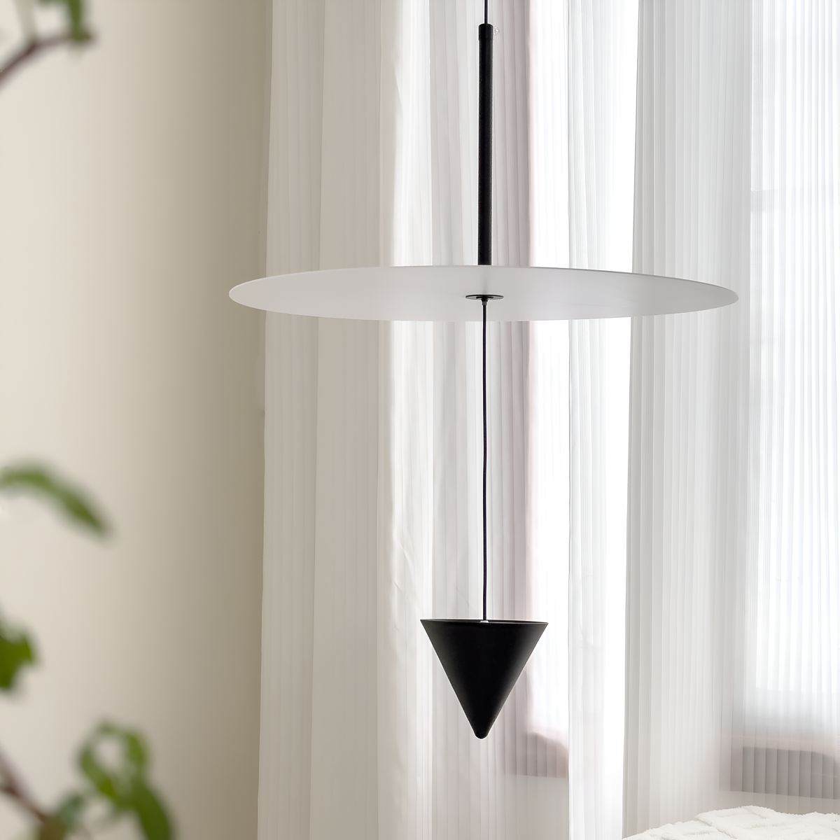 Підвісний світильник Luna D-38cm 13W Black 250558-100004816