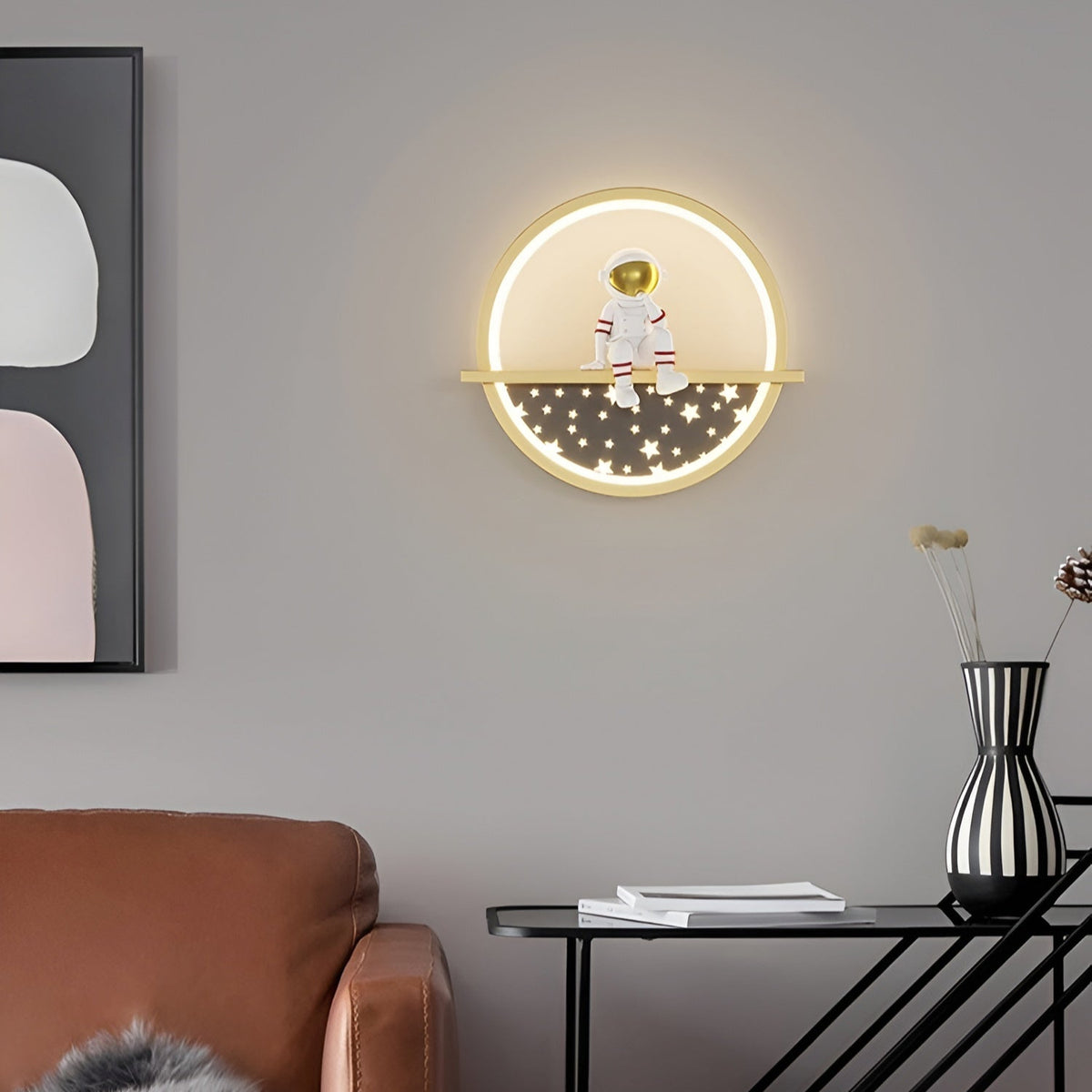 Настінні світильники космонавти H-25 cm Led 25W White / Gold Astronaut 250958-100002049