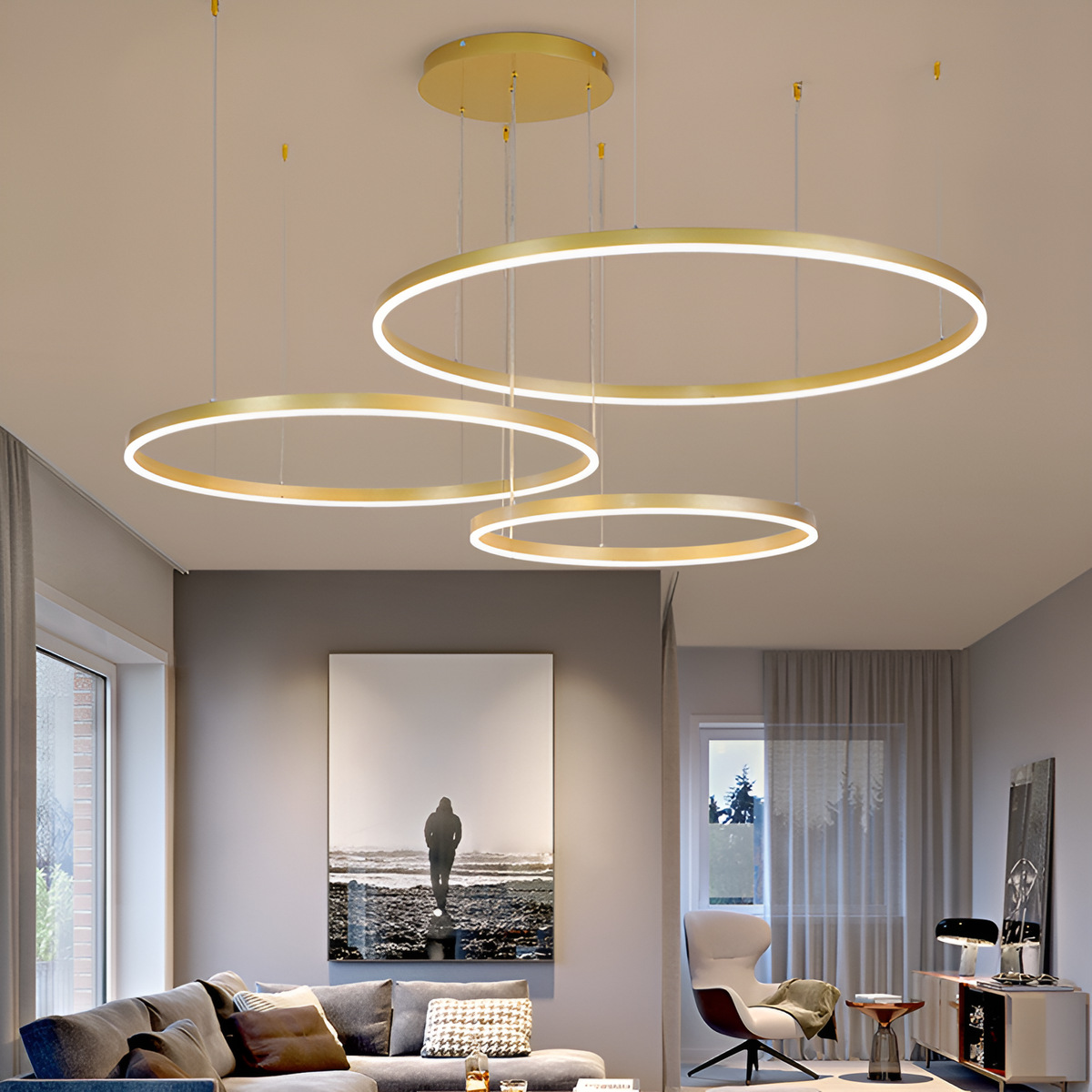 Люстра Kukho 60-80-100 cm 80W Gold 250488-100004527