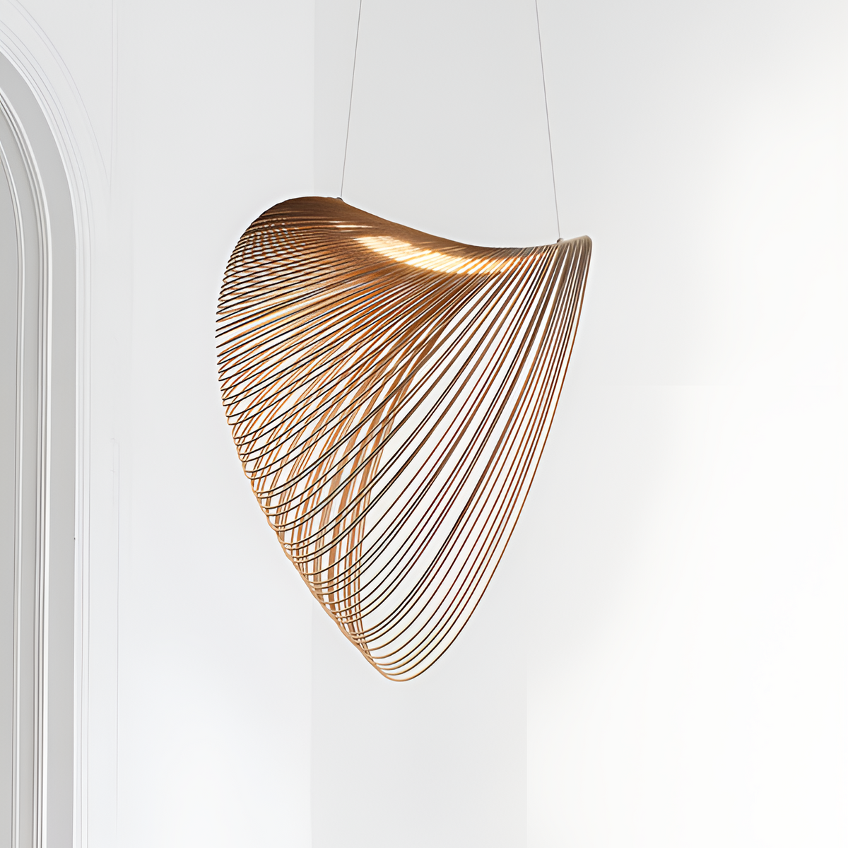 Підвісні люстри з дерева L-40/60/80/91 cm Led 8W 4000K Wood – Woaph 250518-100004774