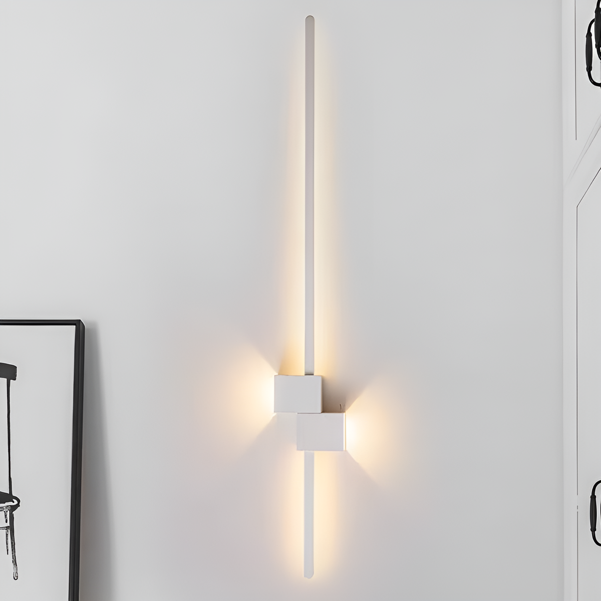 Настінний світильник Line square H-80cm White 250491-100004438
