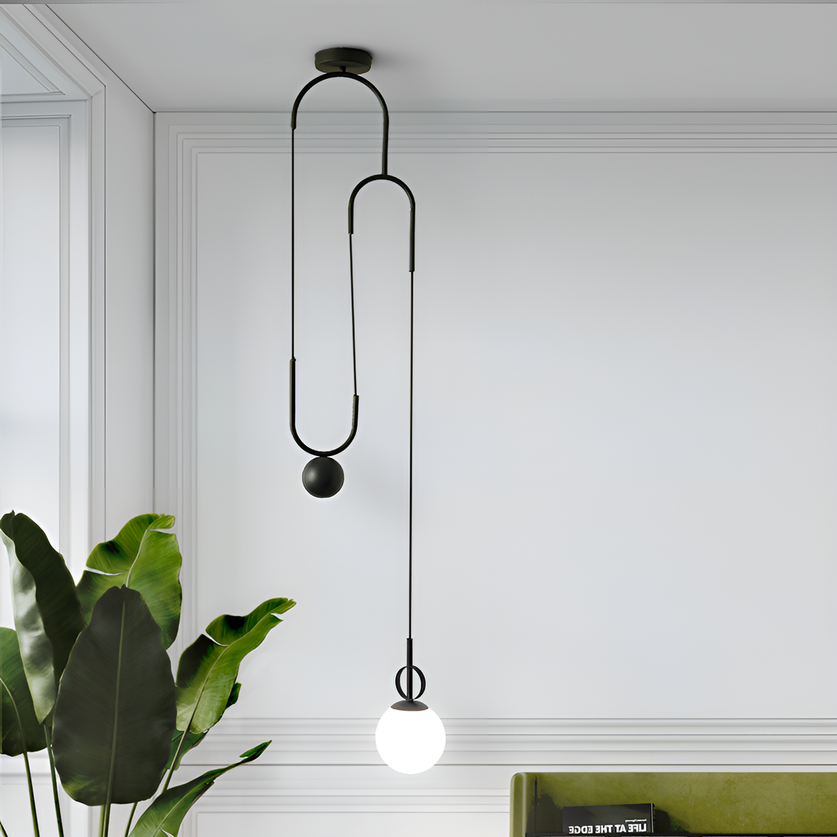 Підвіс FJ Сounterweight Е27 60W Black + White 250433-100004400