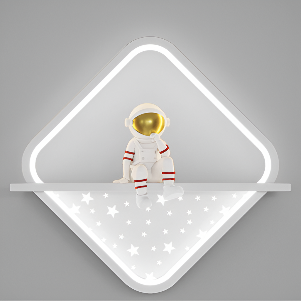 Настінні світильники космонавти ромб H-25 cm Led 25W White / Gold Astronaut 250958-100002051
