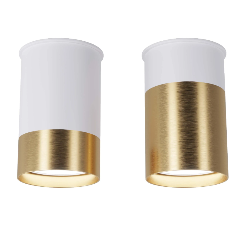 Точковий спот накладний білий з золотом White+Gold Superloop 250733-100005597
