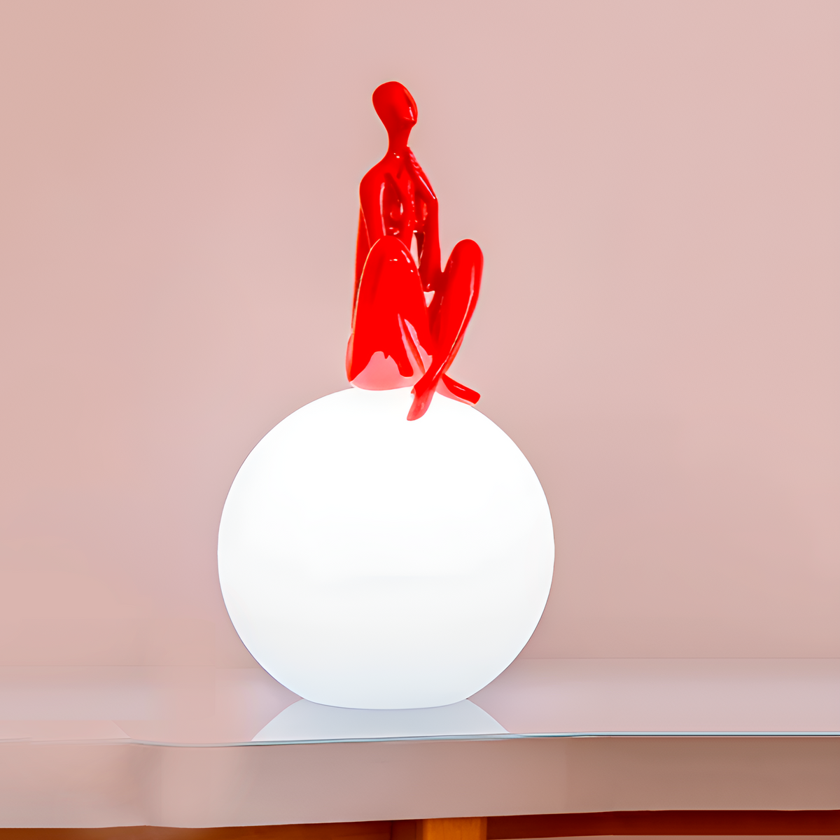 Настільна лампа Abstract Character у 2-х розмірах Е27 Red 250431-100004392