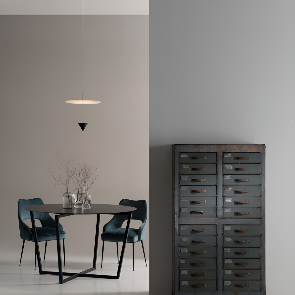 Підвісний світильник Luna D-38cm 13W Black 250558-100004816