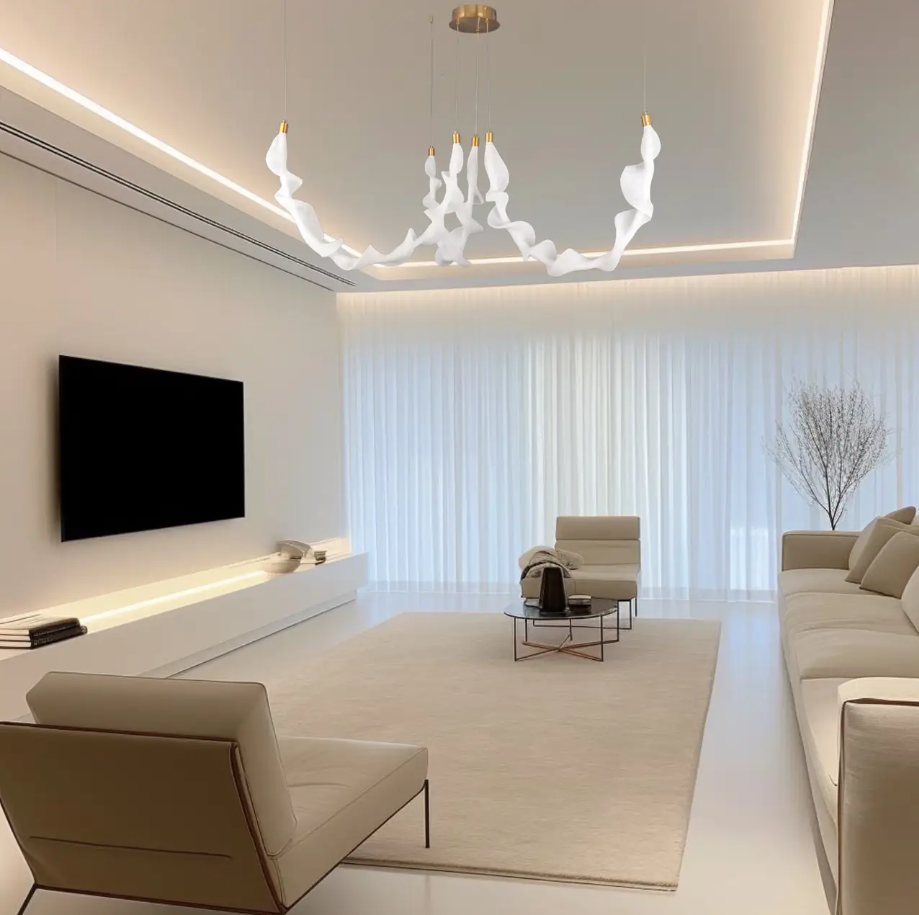 Підвісна люстра Silk 33W 4000K Gold + White 250431-100004322