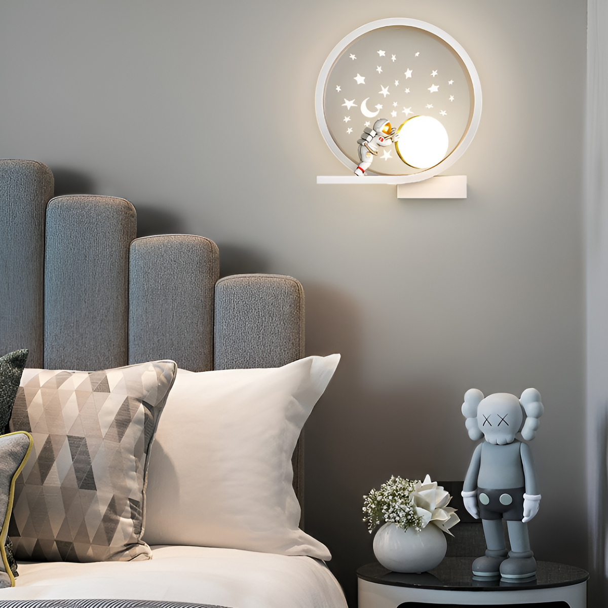 Настінний світильник білий L-24cm Led 12W White Cosmic Astronaut 250558-100004760