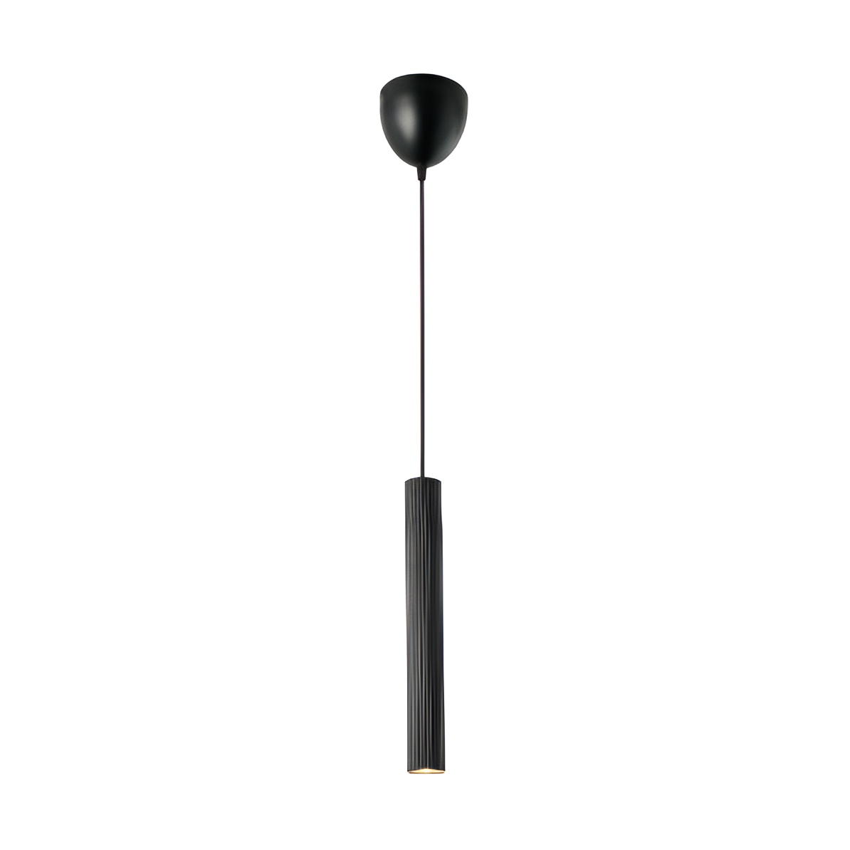 Підвісний світильник чорний D-5 cm GU10 Black Gofre 250809-100005802
