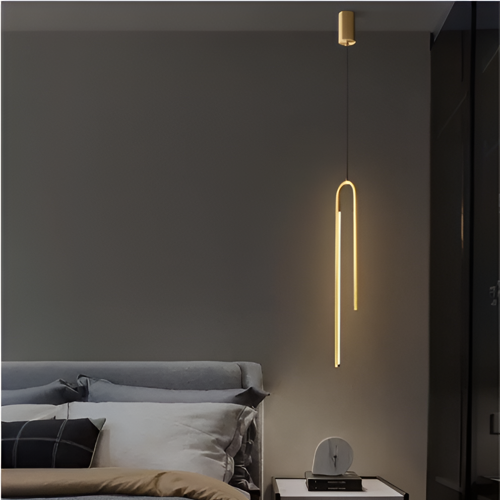 Підвісний Curve світильник Gold L-40cm 18W led 250558-100004758