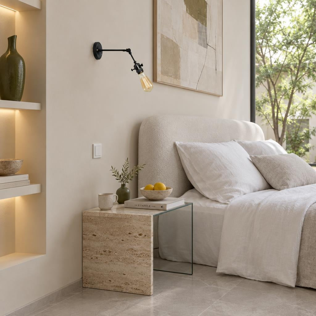 Візуалізація: Настінне бра в стилі лофт з відкритим патроном без плафона