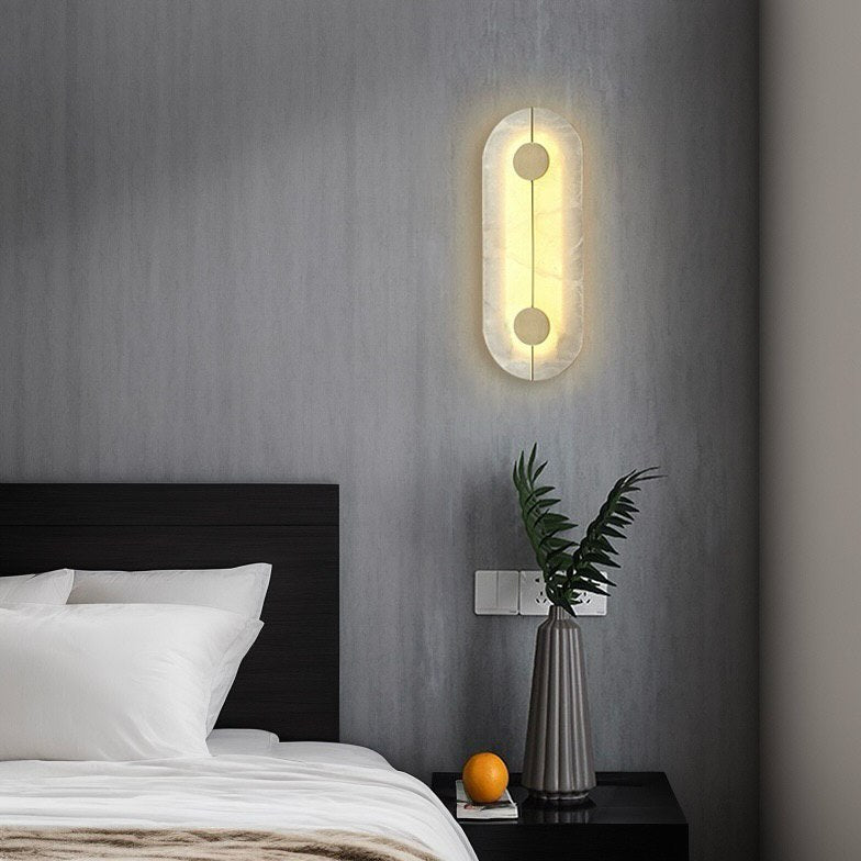 Настінний світильник H-43 cm Led 10W 4000K Gold Marble 241218-100003984