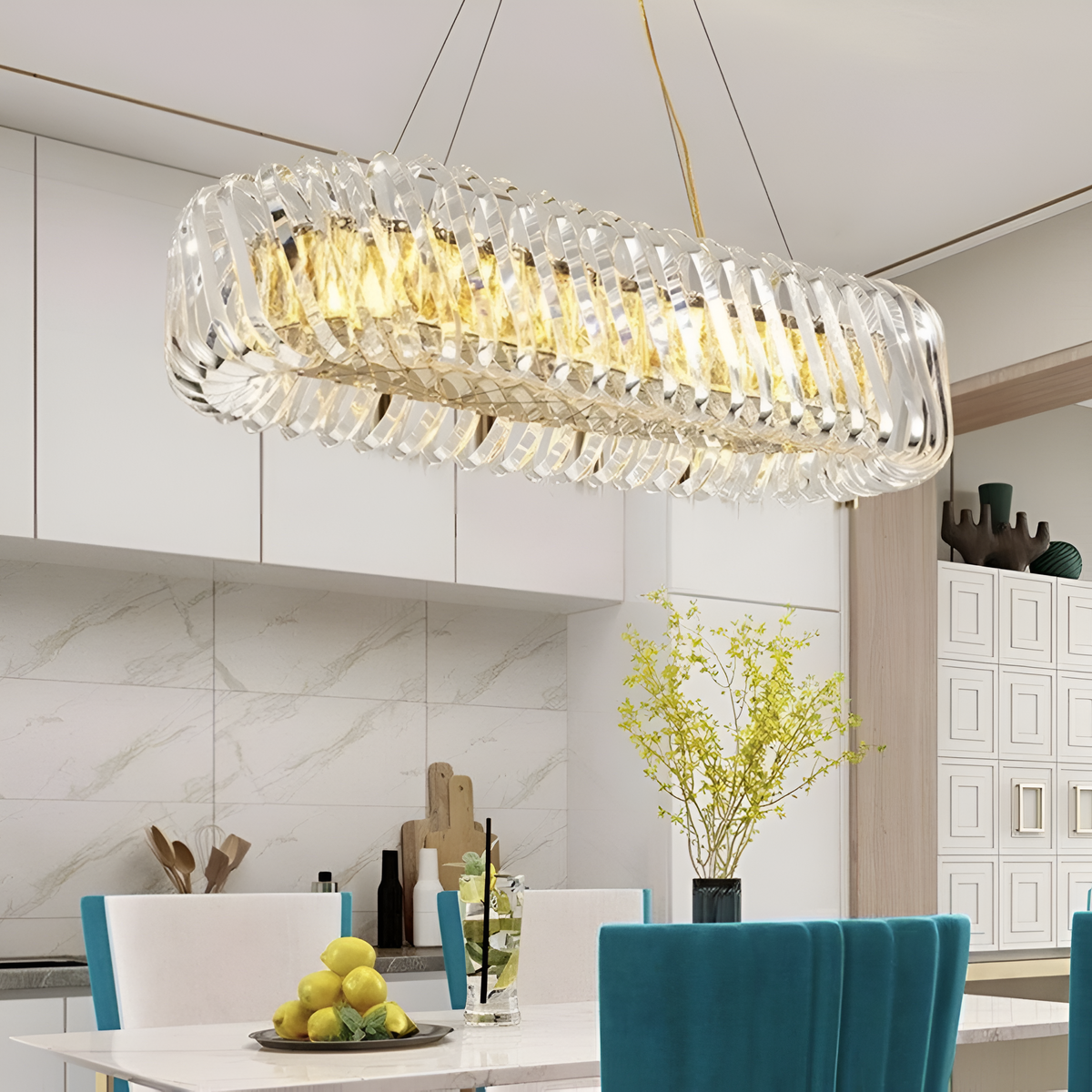 Люстра підвісна Sunshine L-90cm Е14х8 Gold 250618-100005047