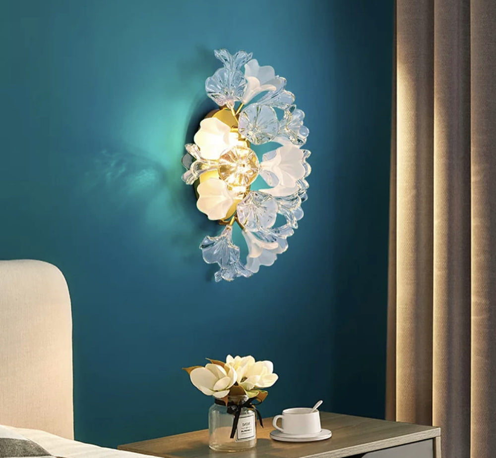 Настінний світильник Flower tender L500 2xE14 Gold 250318-100004221