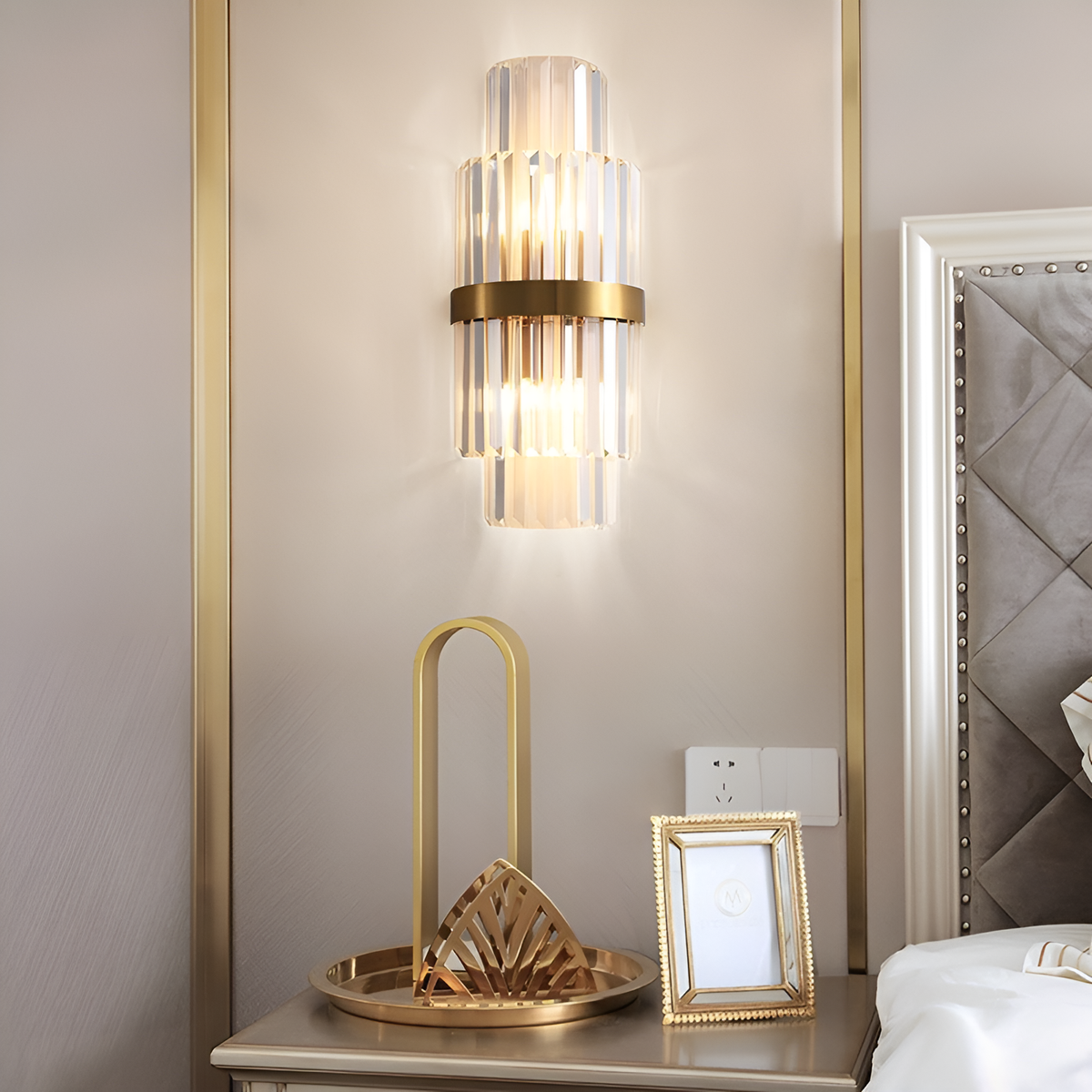 Бра Crystal Jacqueline Gold / Silver 221235-100001230