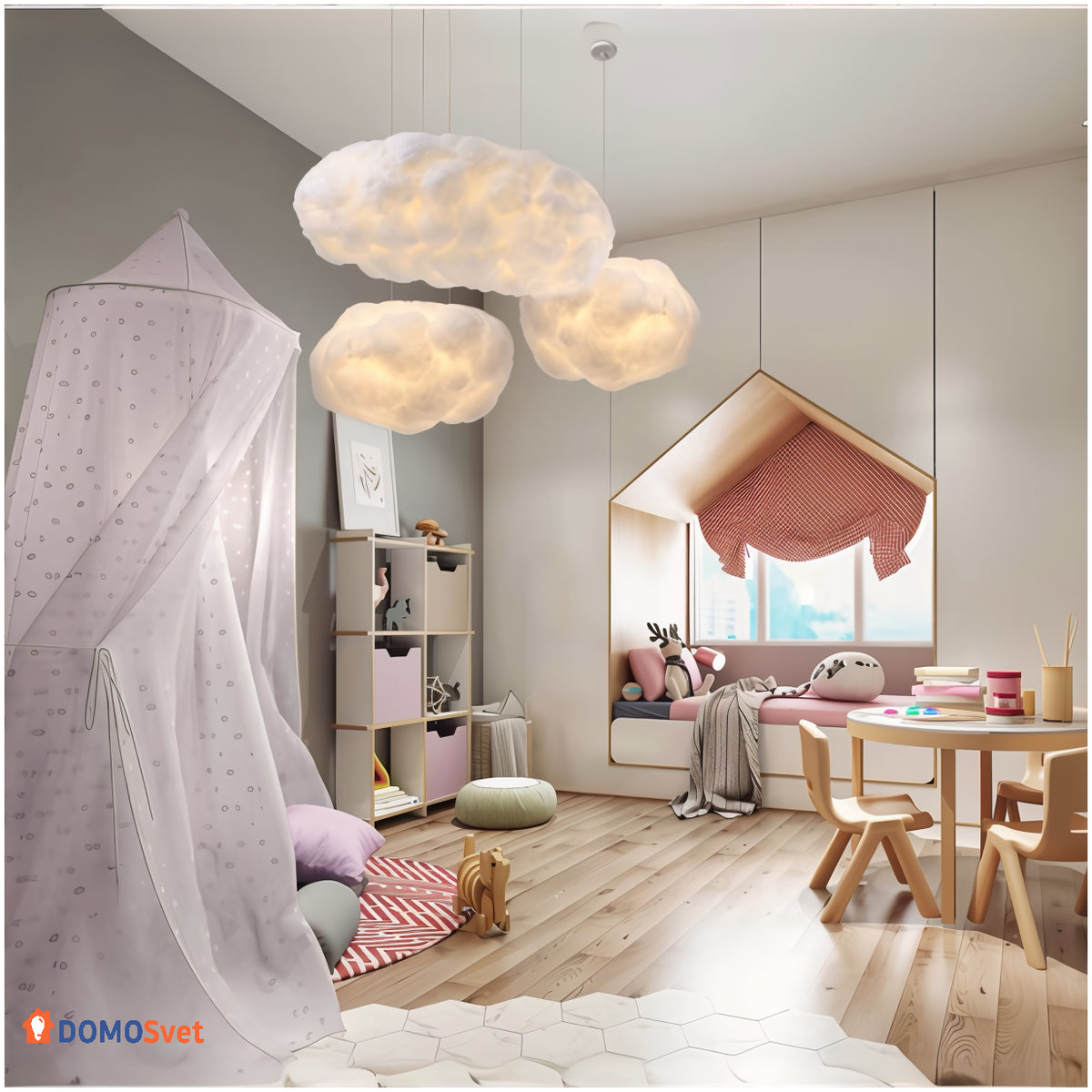 Люстра Fluff Lamp Domosvet Design 250914-241627