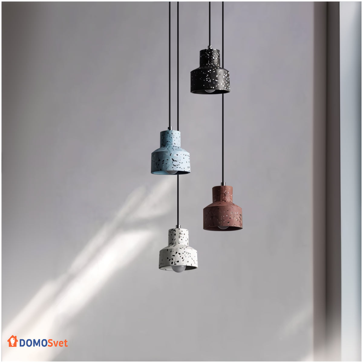Підвісна Люстра Concrete – Stone Domosvet Design 250914-241651
