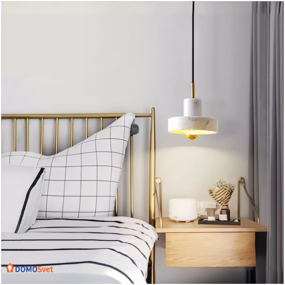 Підвісна Люстра Marble Liqiy White Domosvet Design 250914-241679