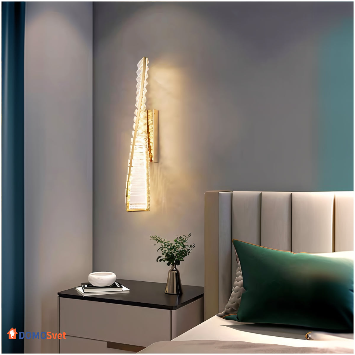 Настінний Світильник Gold Crystal Domosvet Design 250914-241780