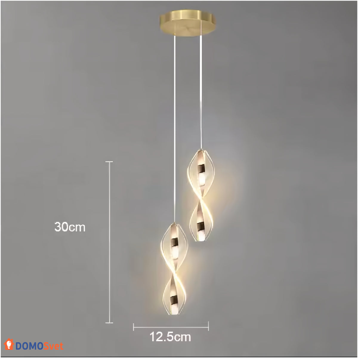 Люстра Twister 2 Pair Domosvet Design 250914-241798