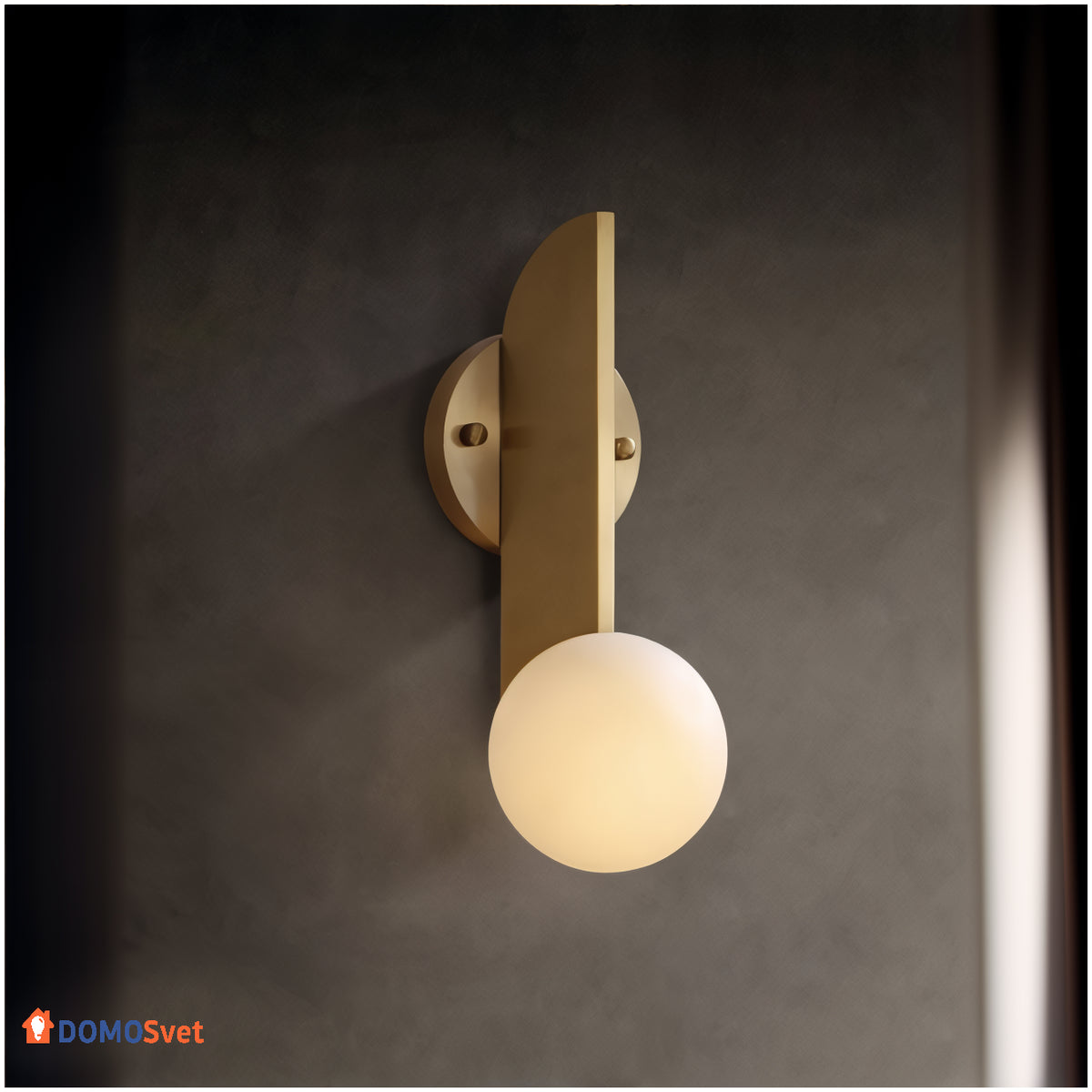 Настінні Бра Bollo Gold Domosvet Design 250914-241831