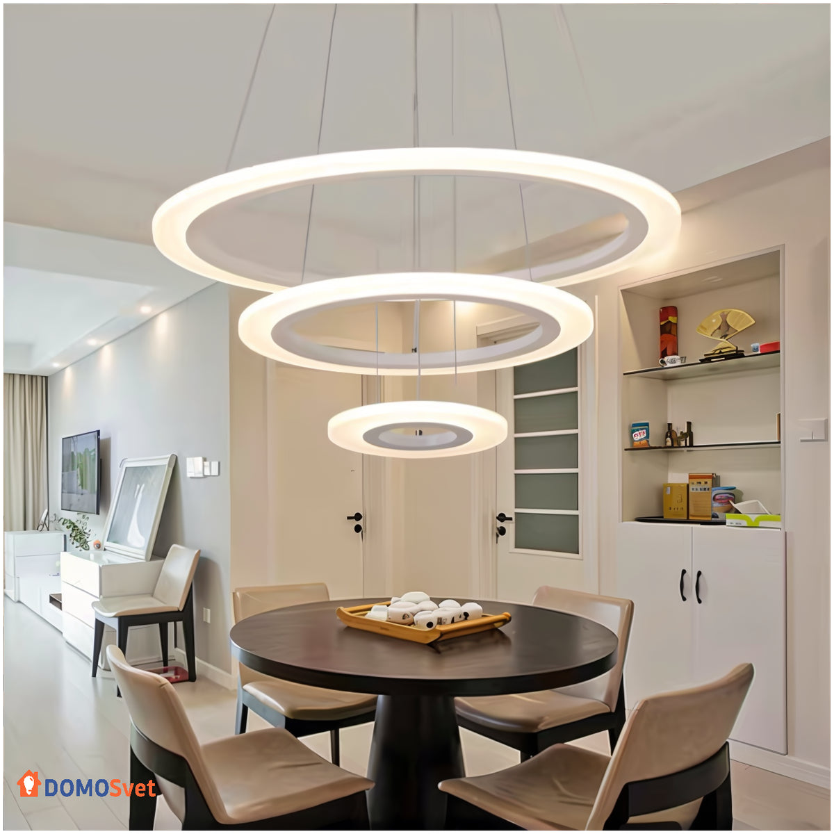 Люстра Cerchi Piatti Led Domosvet Design 250914-241874