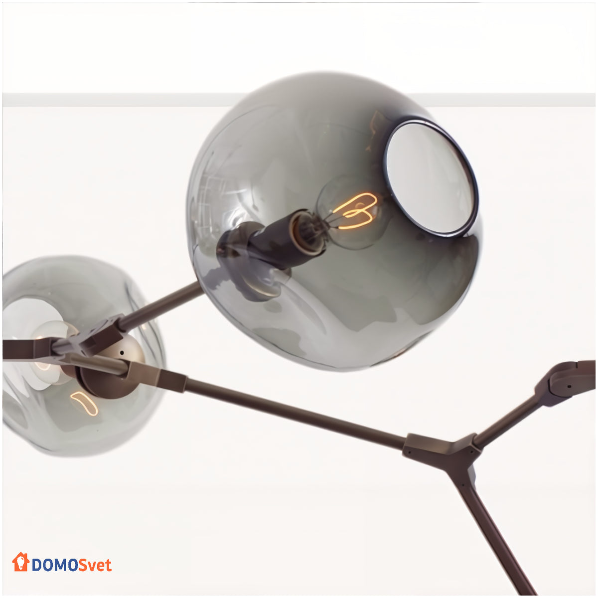 Люстра Glass Black Smoky Grey Domosvet Design 25103-244059
