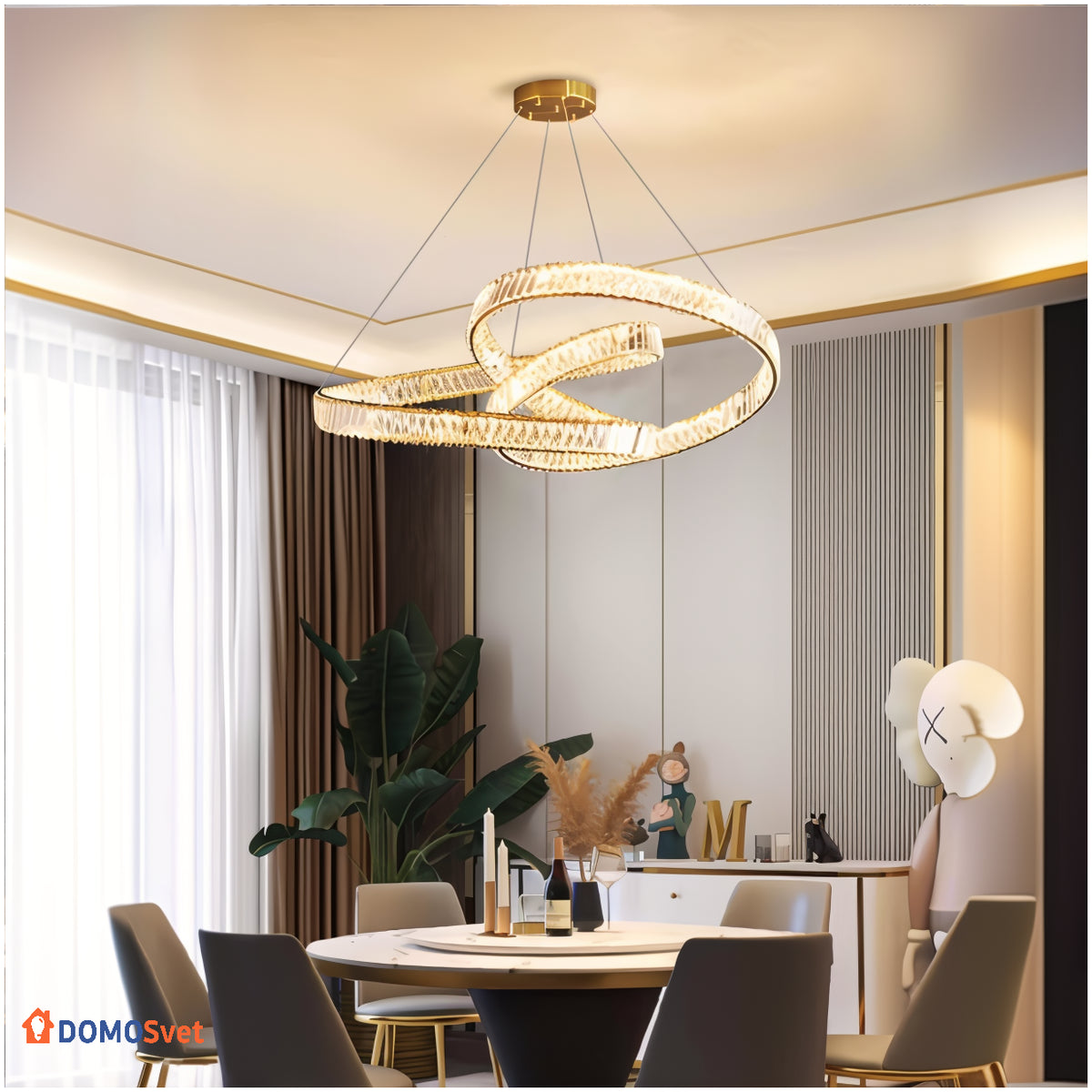 Люстра Crystal Light Domosvet Design 260814-248950