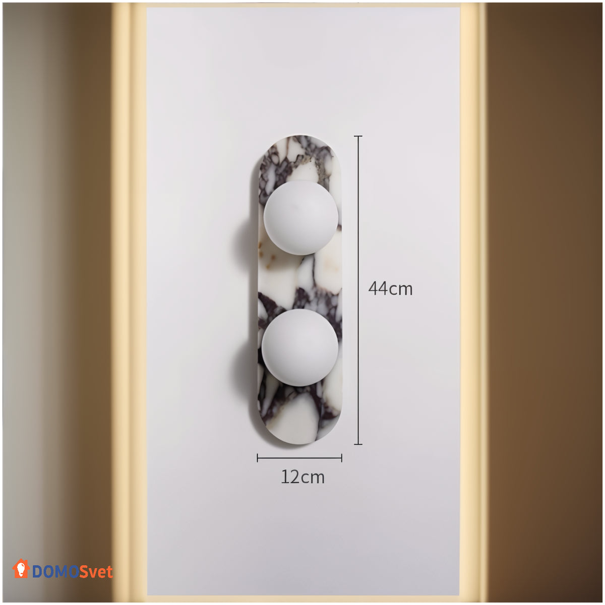 Настінний Світильник Coun Marble Light Domosvet Design 260814-248954