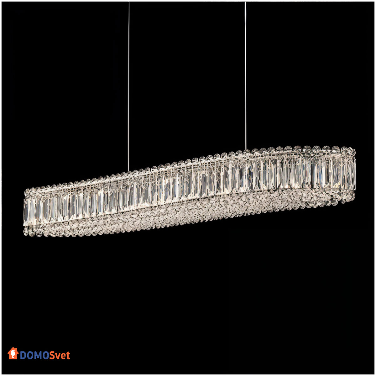 Люстра Crystal Facet Long Domosvet Design 260814-248963
