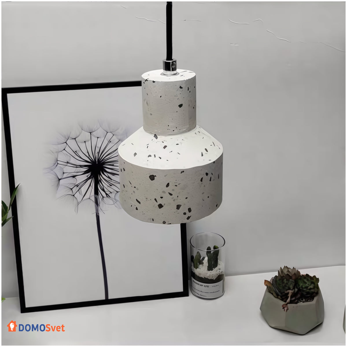 Підвісна Люстра Concrete – Stone Domosvet Design 260814-249049