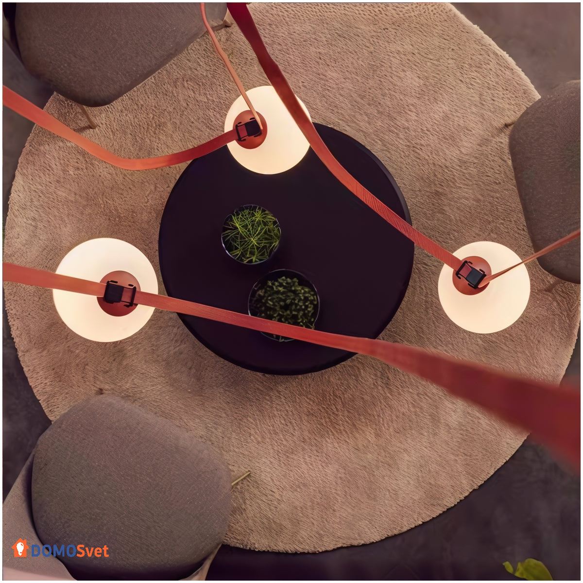 Люстра Hanging Bubbles Domosvet Design 260814-249084