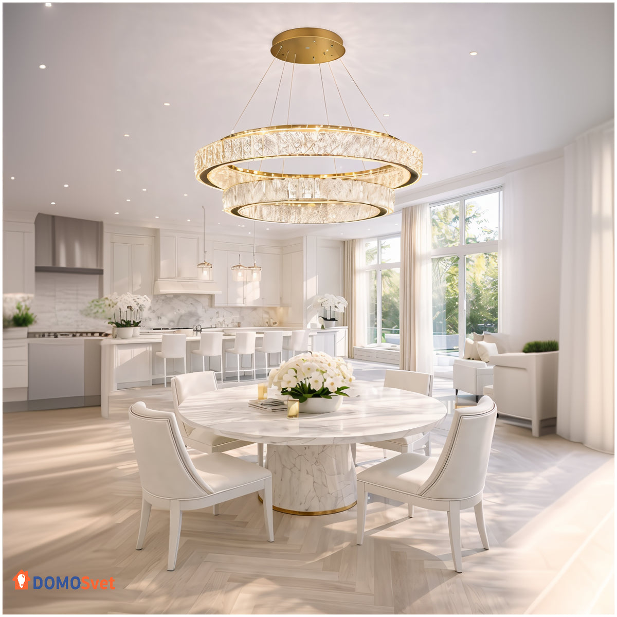 Люстра Imperial Crystal Duo Domosvet Design 260814-249098