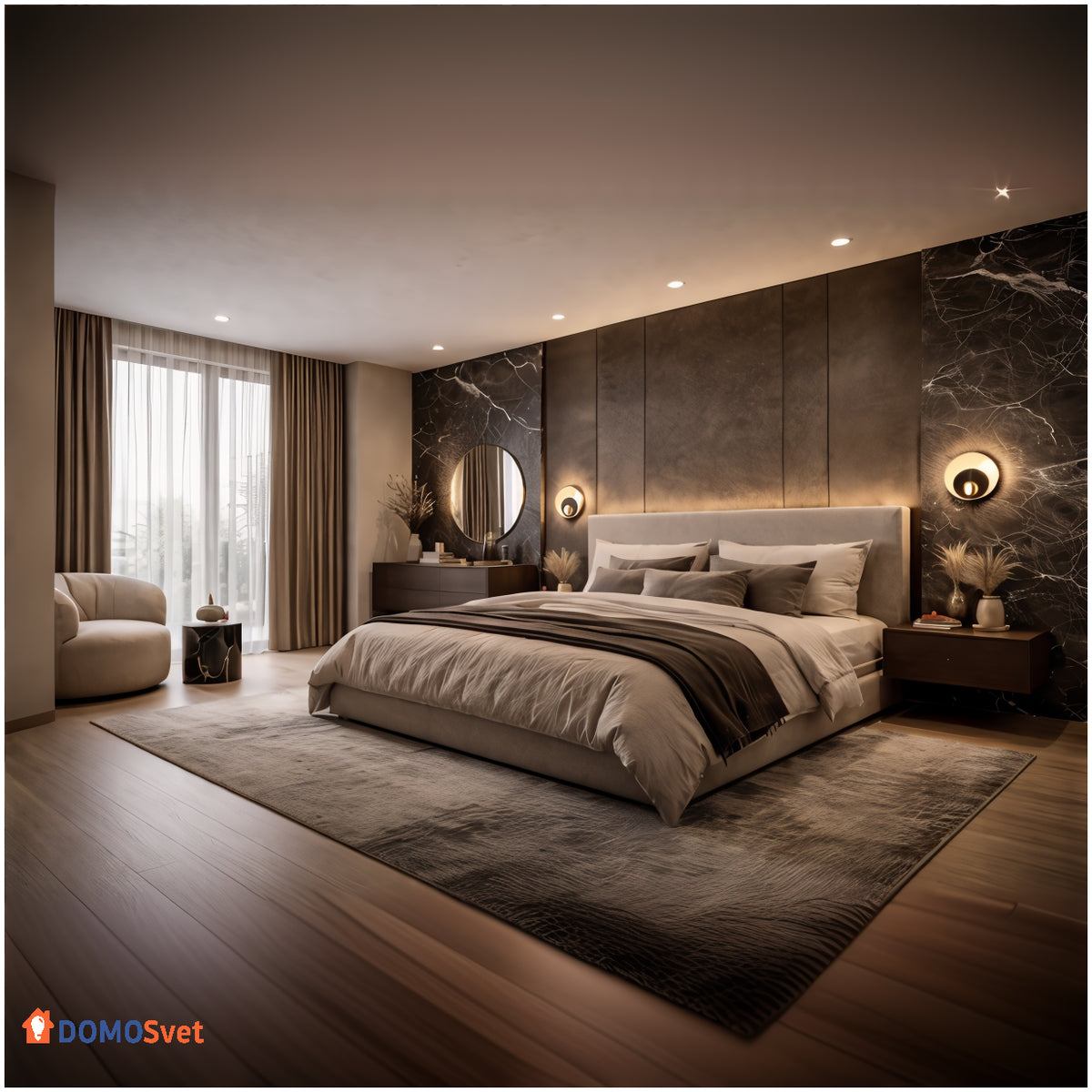 Настінний Світильник Velar Marble Domosvet Design 260814-249127