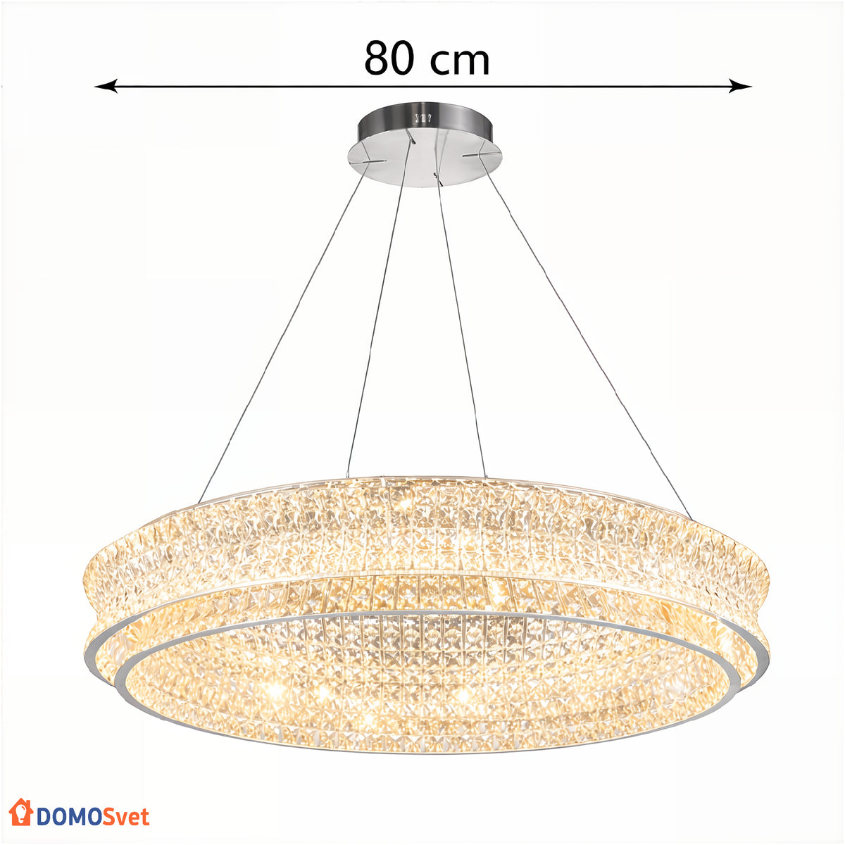 Люстра Crystal Halo Chrome Domosvet Design 260814-249151