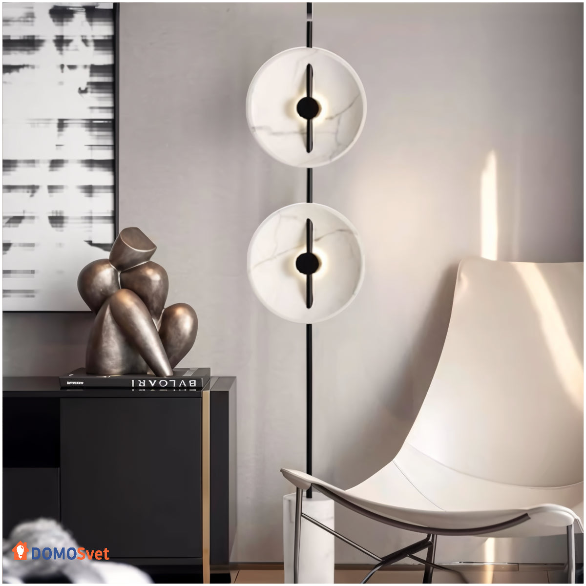 Підлоговий Торшер Mooney Floor Lamp Domosvet Design 260814-249165