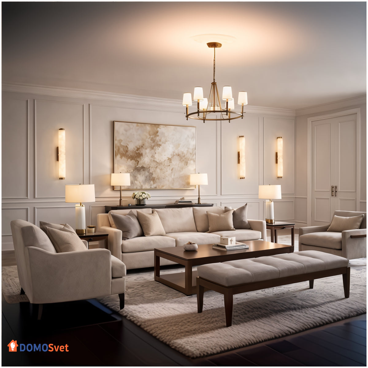 Настінний Світильник Marble Tubes Domosvet Design 260814-249175