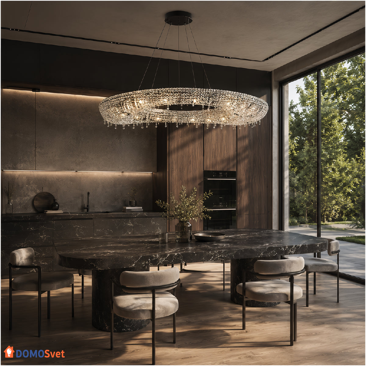 Люстра Celestia Crystal Domosvet Design 260814-249222