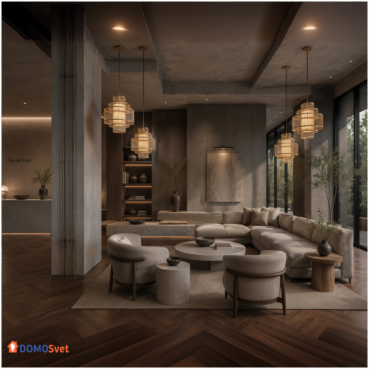 Люстра Maison Wood Domosvet Design 260814-249253