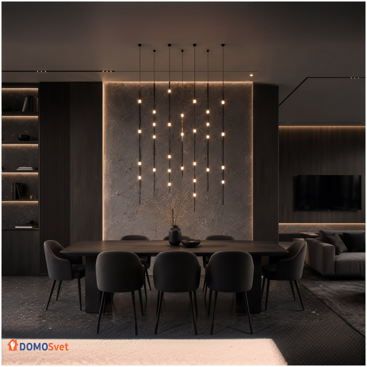 Люстра Cascade Domosvet Design 260814-249256