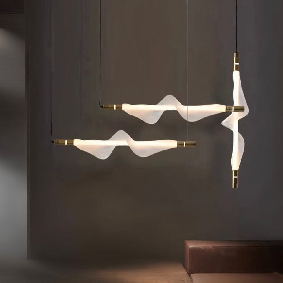 Підвісні світильники L-100 cm / L-120 cm Led 24W / 29W 3000K Gold Silk 250222-100004129