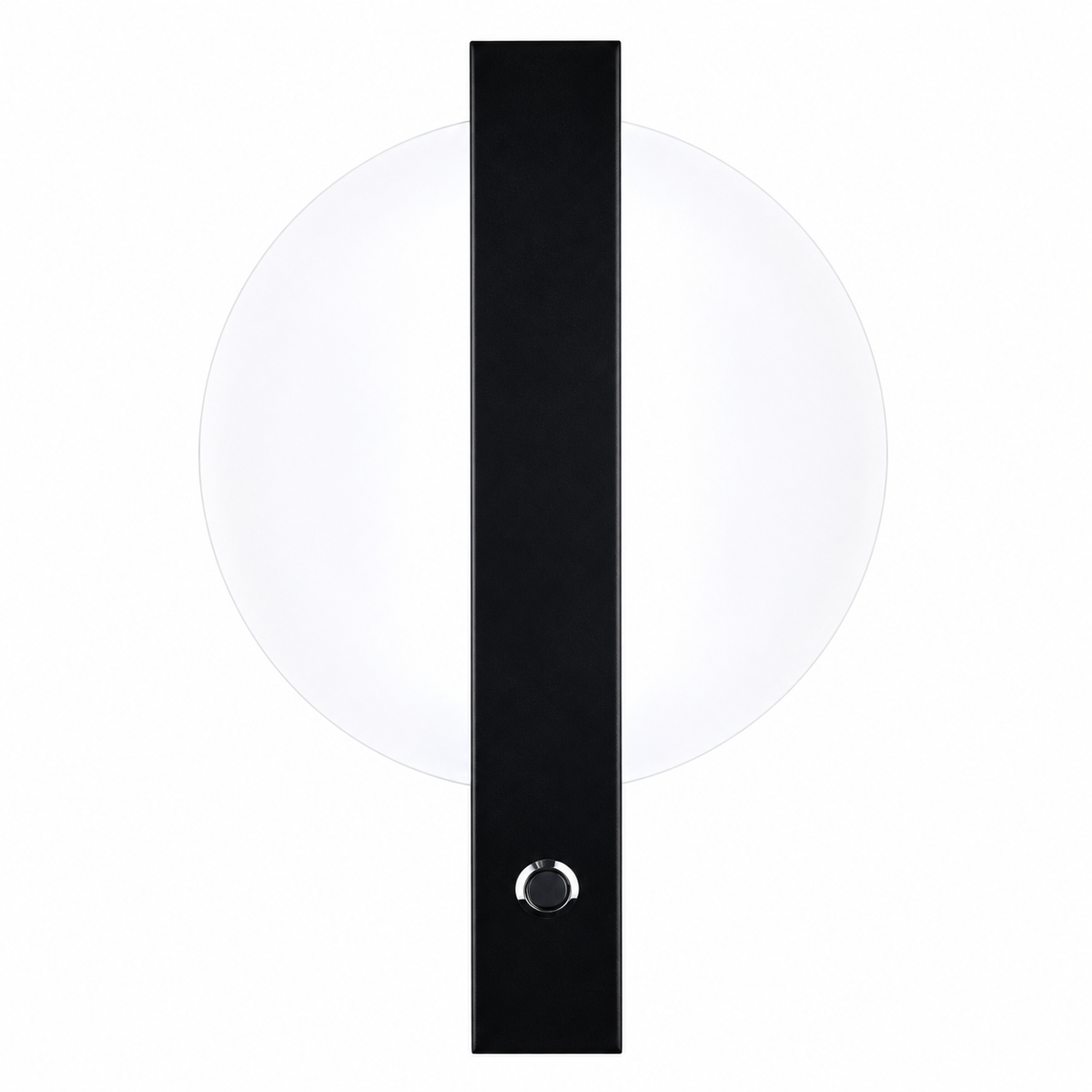 Бра з вимикачем на корпусі D-20 cm Led 7W 4000K Black+White Coin 261018-100009083
