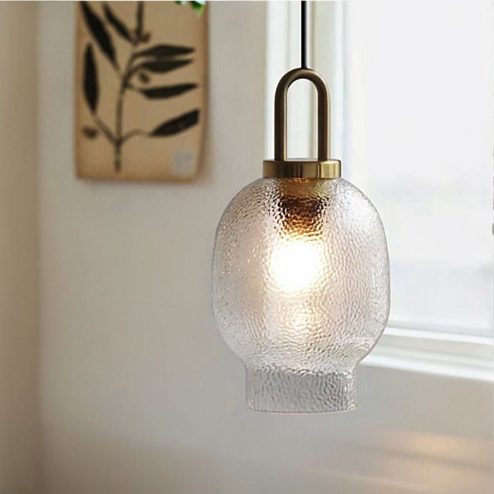 Підвісний світильник золотий D-15 cm E27 Gold Frosty lamp 241122-100003939